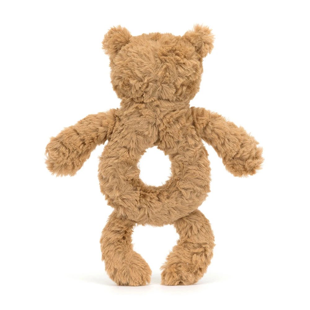 Babyspeeltje Bartholomew Bear Ring Rattle - 18 cm - Rammelaars Jellycat - In den Olifant