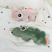 Babyspeeltje Tiny sensory rattle Croco Green - 17 cm - Rammelaars Done by Deer - In den Olifant