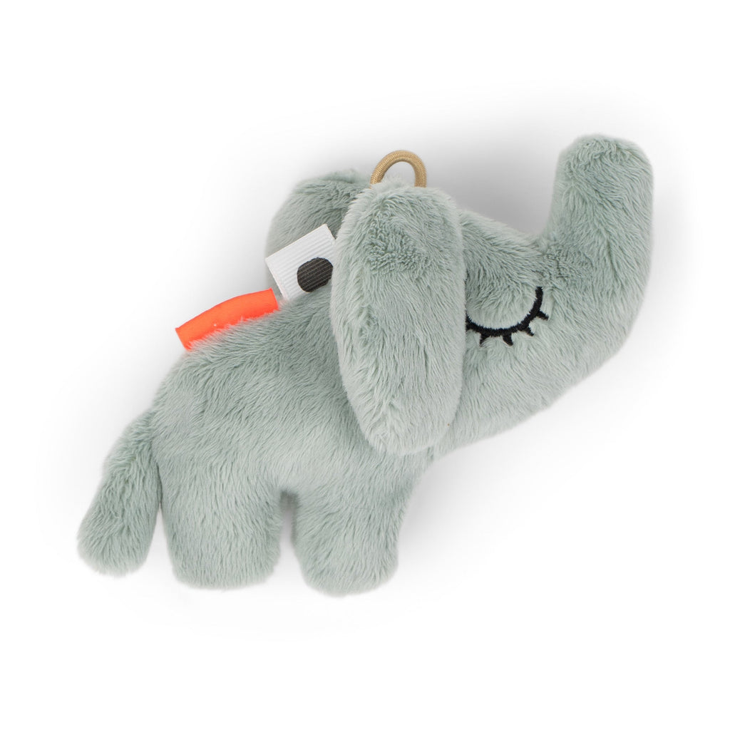 Babyspeeltje Tiny sensory rattle Elphee Blue - 10 cm - Rammelaars Done by Deer - In den Olifant