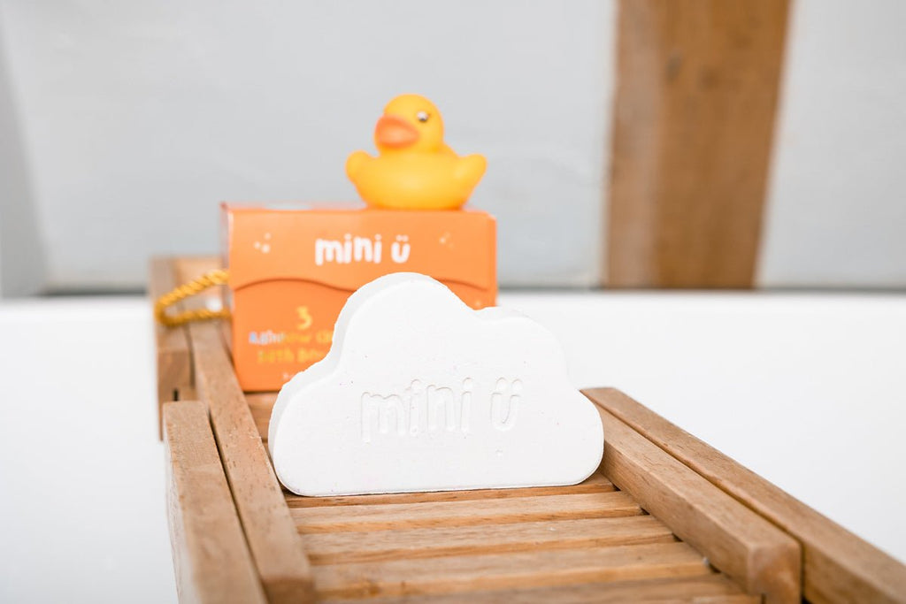 Badbruisballen Wolk - set van 3 - Badaccessoires Mini Ü - In den Olifant