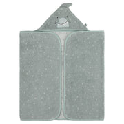 Badcape Mr. Shark - 75 x 75 cm - Badlinnen Trixie - In den Olifant