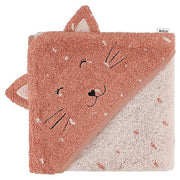 Badcape Mrs. Cat - 75 x 75 cm - Badlinnen Trixie - In den Olifant