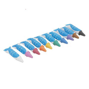 Badkrijtjes Kitpas Rice bran Wax Bath Crayons - set van 10 met spons - Kleuren en tekenen Kitpas - In den Olifant