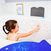 Badkrijtjes Kitpas Rice bran Wax Bath Crayons - set van 10 met spons - Kleuren en tekenen Kitpas - In den Olifant