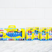 Badkrijtjes Kitpas Rice bran Wax Bath Crayons - set van 10 met spons - Kleuren en tekenen Kitpas - In den Olifant