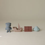 Badset Pirate - set van 4 - Badspeelgoed Mushie - In den Olifant