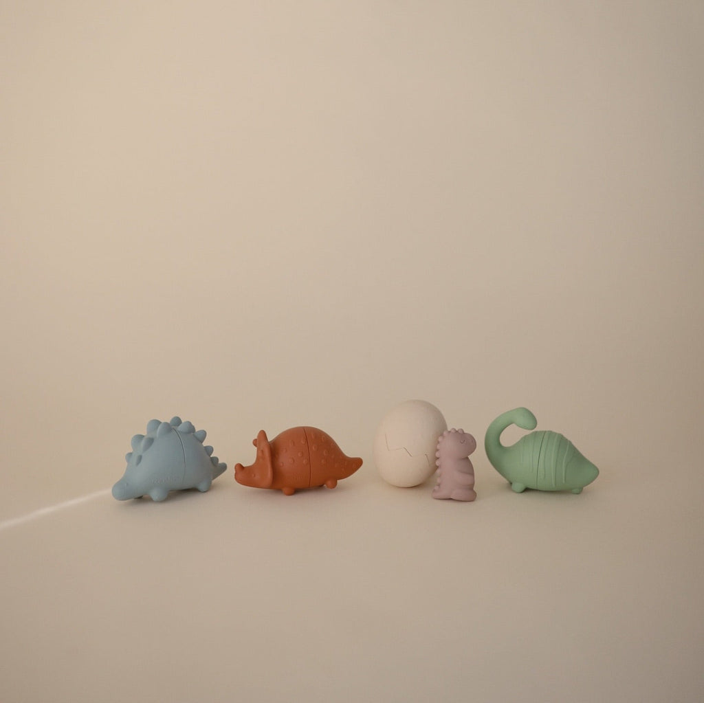 Badspeelgoed Dino - set van 4 - Badspeelgoed Mushie - In den Olifant