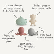 Badspeelgoed Sealife - Set van 4 - Mushie - In den Olifant