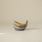 Badspeelgoed Whale Bath Stackers Retro - set van 5 - Badspeelgoed Mushie - In den Olifant