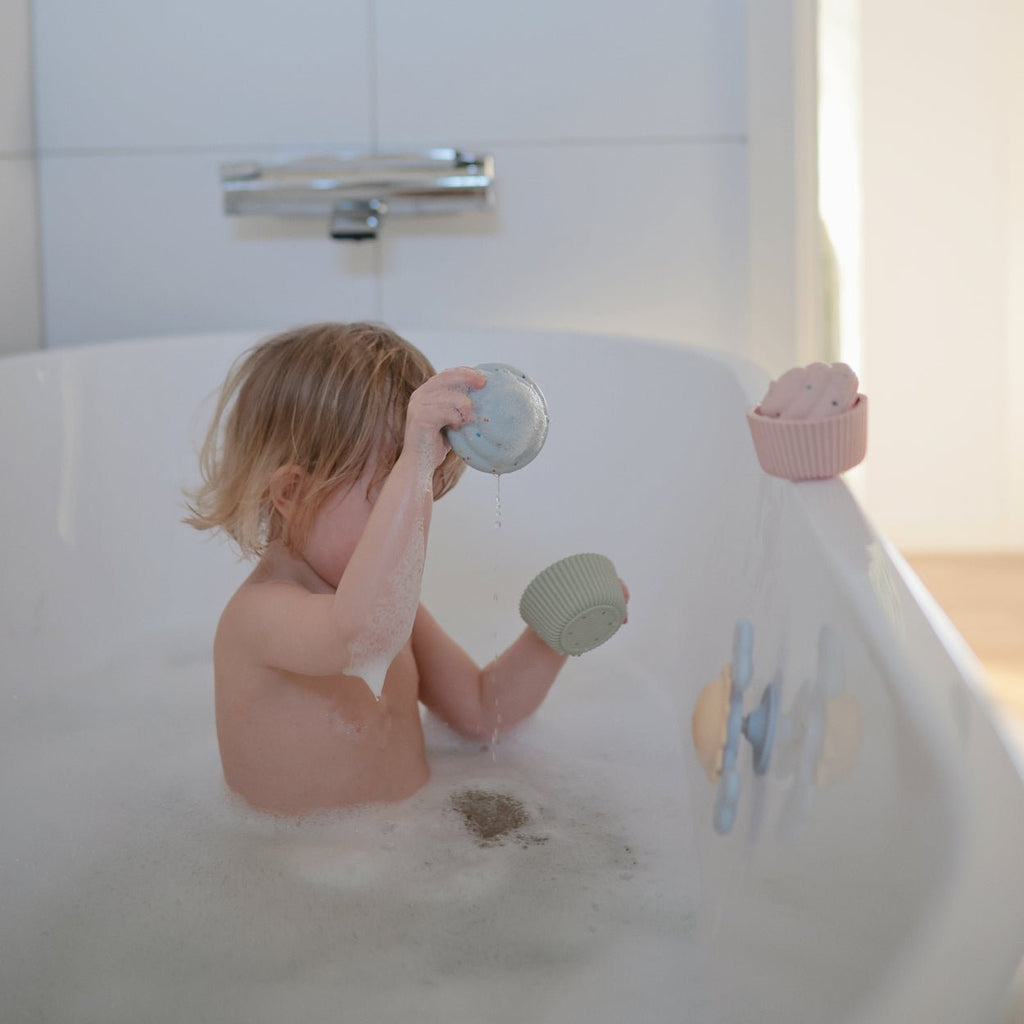 Badspeeltjes Cupcake - Mix and max - Mushie - In den Olifant