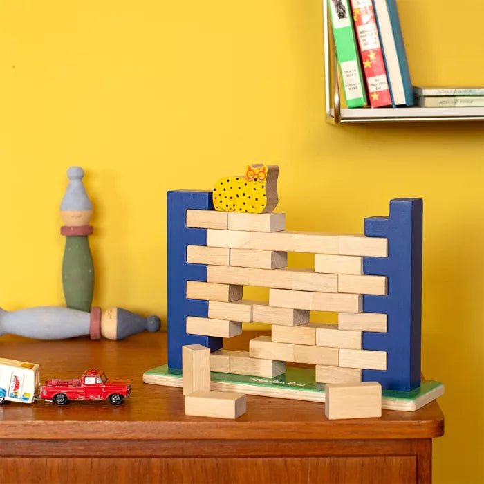 Balansspel Wankelende Muur  - Les Toupitis - Behendigheidspellen Moulin Roty - In den Olifant