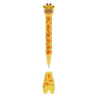 Balpen Stand - Ink Ovation - Ballpoint Pen With Base - Giraffe - 1 Mm - Blue Ink - Schrijfwaren Legami - In den Olifant