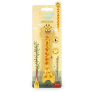 Balpen Stand - Ink Ovation - Ballpoint Pen With Base - Giraffe - 1 Mm - Blue Ink - Schrijfwaren Legami - In den Olifant