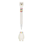 Balpen Stand-Ink Ovation - Ballpoint Pen With Base - Llama - 1 Mm - Sky Blue Ink - Schrijfwaren Legami - In den Olifant