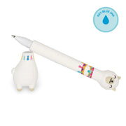 Balpen Stand-Ink Ovation - Ballpoint Pen With Base - Llama - 1 Mm - Sky Blue Ink - Schrijfwaren Legami - In den Olifant