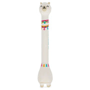Balpen Stand-Ink Ovation - Ballpoint Pen With Base - Llama - 1 Mm - Sky Blue Ink - Schrijfwaren Legami - In den Olifant