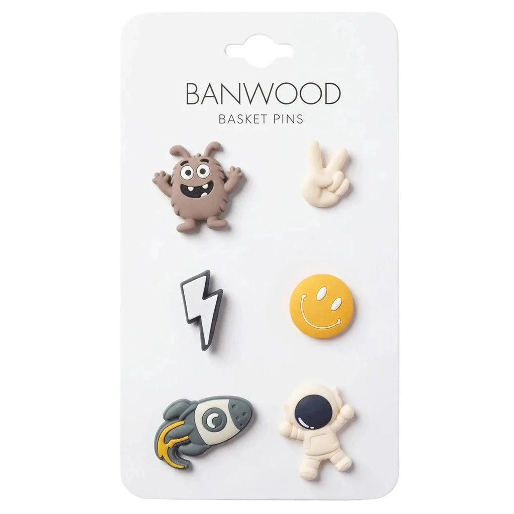 Banwood Pin & Ride Pins Set - Fietsaccessoires Banwood - In den Olifant
