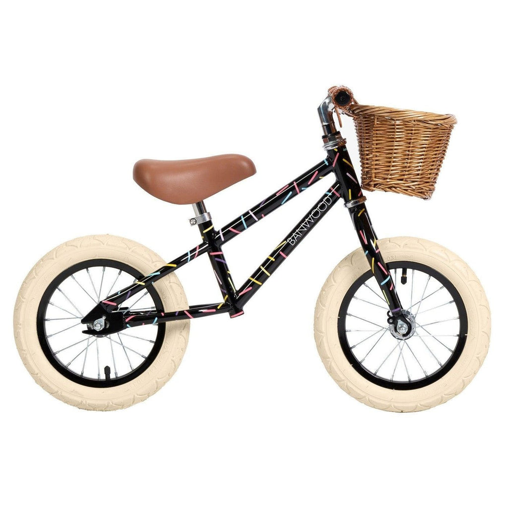 Banwood x Marest First Go Loopfiets Allegra Black - Loopfietsen Banwood - In den Olifant