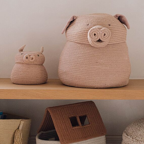 Basket Mini Peggy The Pig