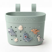 Basket Pins Dinosaurs - set van 6 - Fietsaccessoires Banwood - In den Olifant