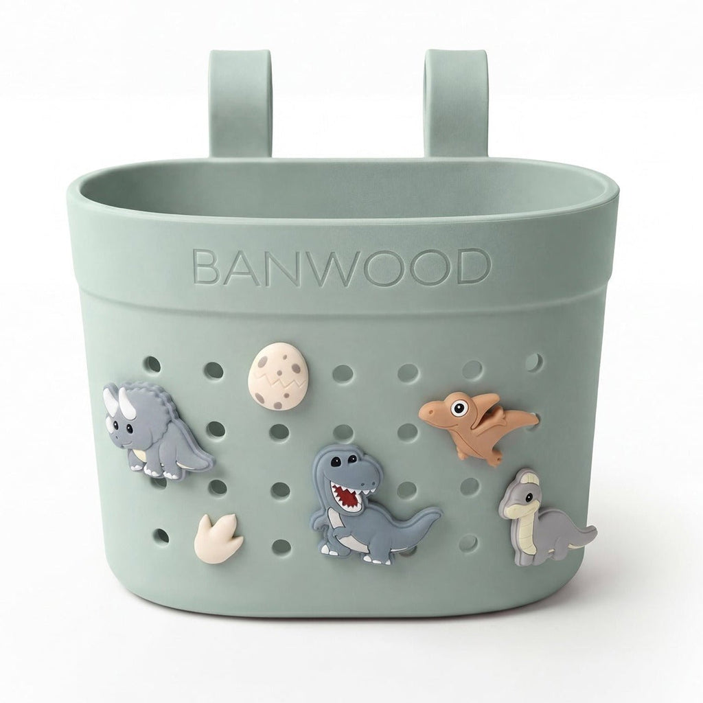 Basket Pins Dinosaurs - set van 6 - Fietsaccessoires Banwood - In den Olifant