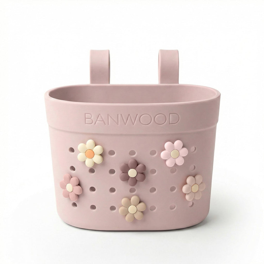 Basket Pins Flowers - set van 6 - Fietsaccessoires Banwood - In den Olifant
