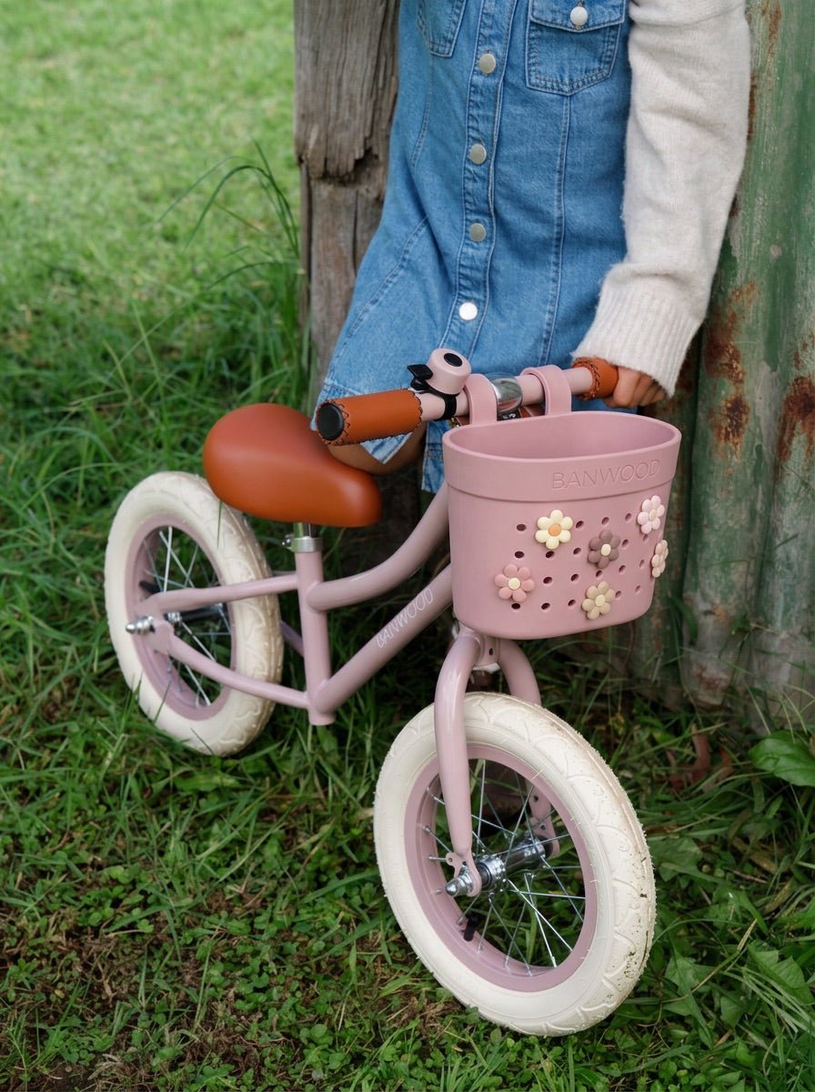 Basket Pins Flowers - set van 6 - Fietsaccessoires Banwood - In den Olifant