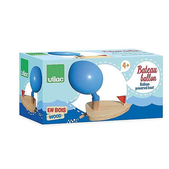 Houten Ballon Bootje