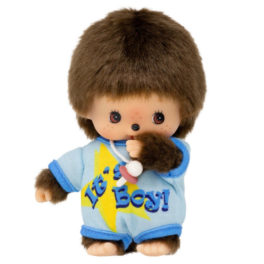Bebichhichi Romper It's a Boy - 16 cm - Fantasieknuffels Monchhichi - In den Olifant