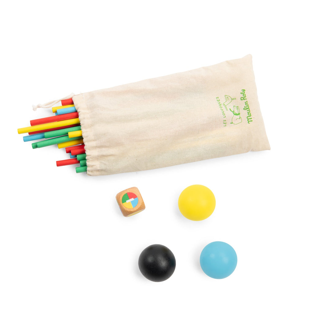 Behendigheidsspel Giga Bomb in hout - Les Loufoques - Behendigheidspellen Moulin Roty - In den Olifant