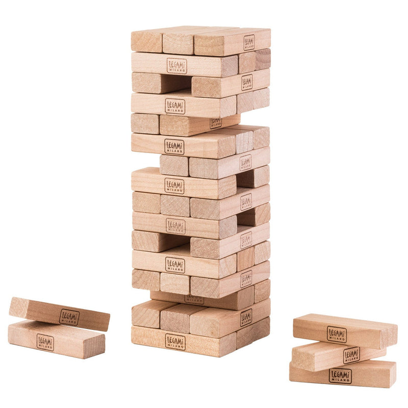 Behendigheidsspel Jenga Tumbling Tower - Vintage Memories - Behendigheidspellen Legami - In den Olifant