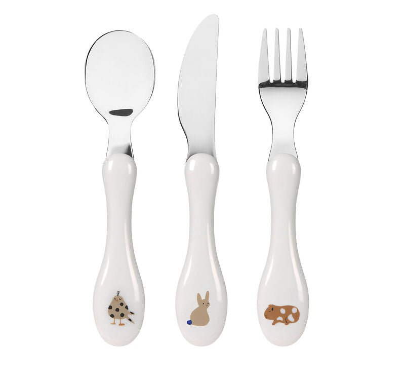 Bestek Little Mateys Royal Blue - set van 3 - Aan tafel Lässig - In den Olifant