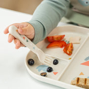 Bestekset Foodie Celebration Sand - Bestek en rietjes Done by Deer - In den Olifant