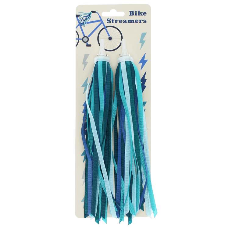 Bicycle streamers - Blue Bike Streamers - Fietsaccessoires REX London - In den Olifant