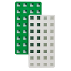 BIG Plus - Plus Bouwplaten Groen Wit - 2 stuks - Bouwsets Plus - Plus - In den Olifant
