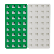BIG Plus - Plus Bouwplaten Groen Wit - 2 stuks - Bouwsets Plus - Plus - In den Olifant