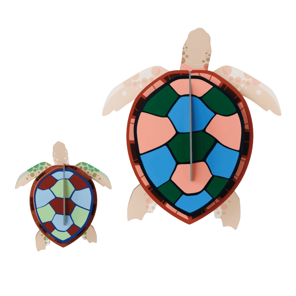 Big Sea Creature - Sea Turtles - Muurdecoratie Studio Roof - In den Olifant