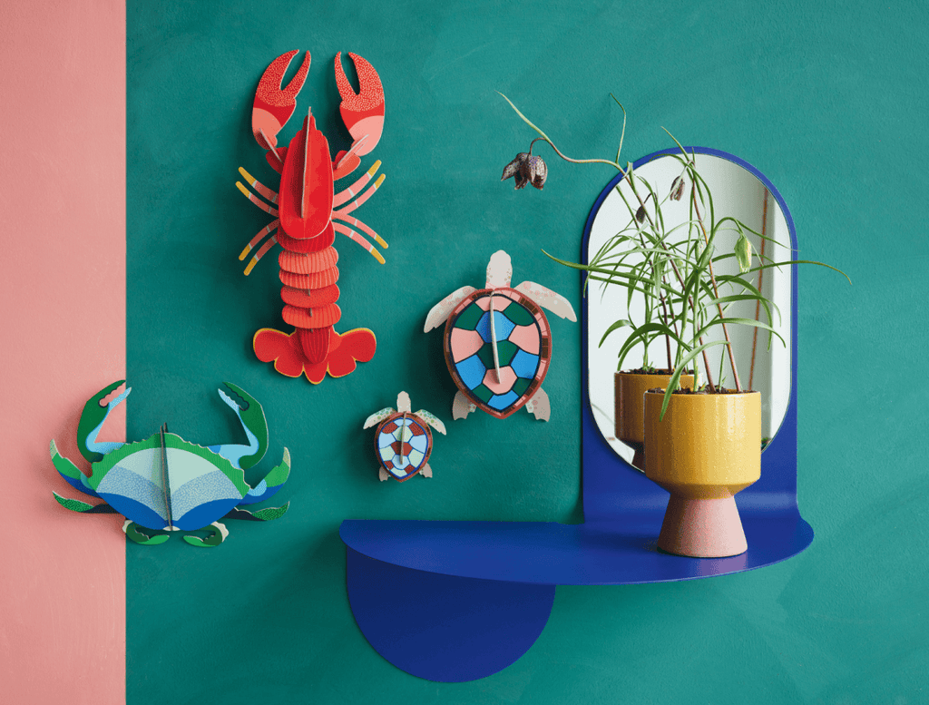 Big Sea Creature - Sea Turtles - Muurdecoratie Studio Roof - In den Olifant