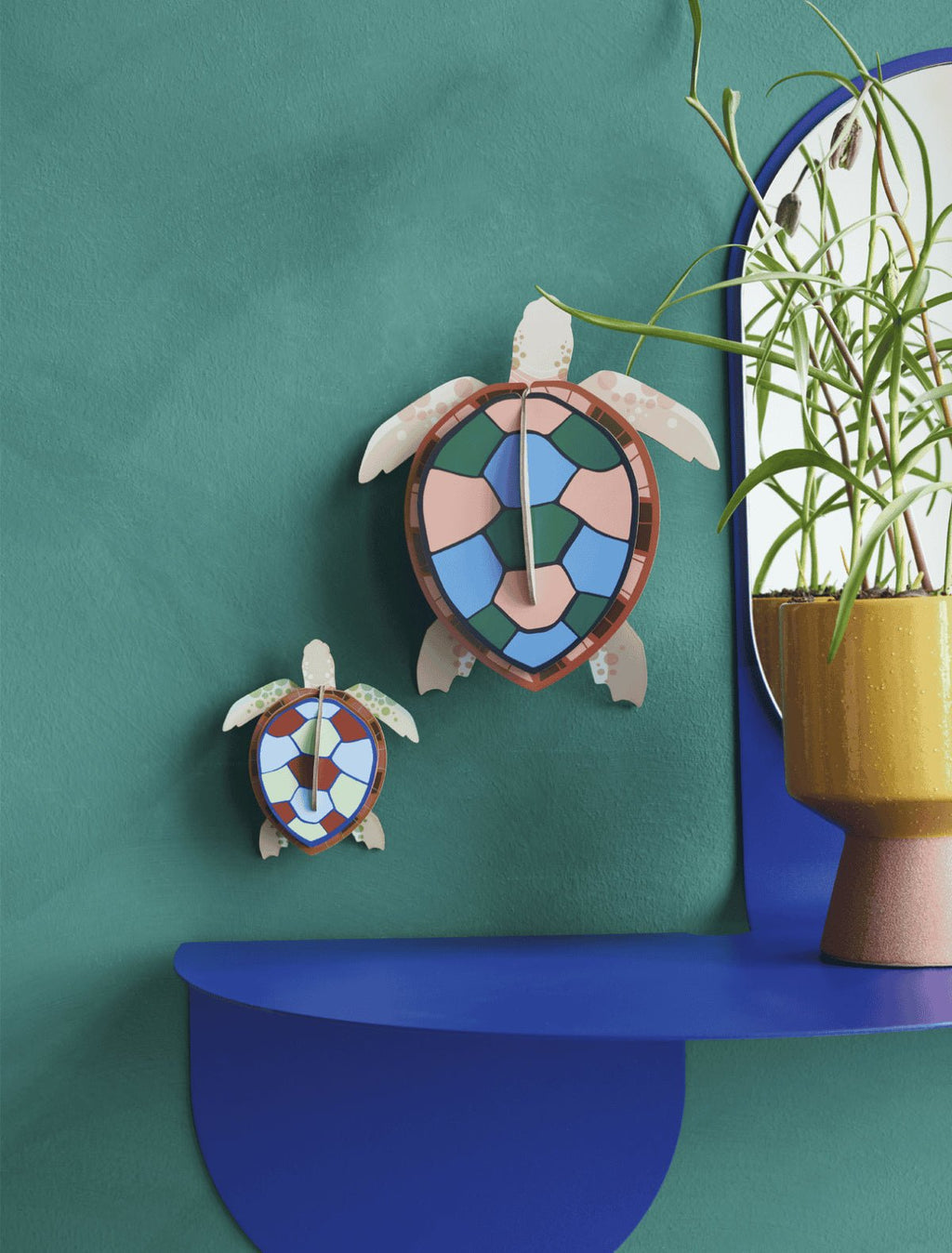 Big Sea Creature - Sea Turtles - Muurdecoratie Studio Roof - In den Olifant