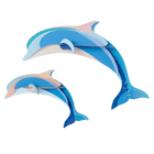 Big Wild Animals - Dolphin Couple - Muurdecoratie Studio Roof - In den Olifant