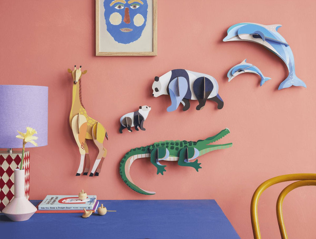 Big Wild Animals - Tall Crocodile - Muurdecoratie Studio Roof - In den Olifant