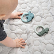 Bijtringen Deer friends Green/Blue - set van 2 - Bijtspeelgoed Done by Deer - In den Olifant