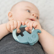 Bijtringen Deer friends Green/Blue - set van 2 - Bijtspeelgoed Done by Deer - In den Olifant