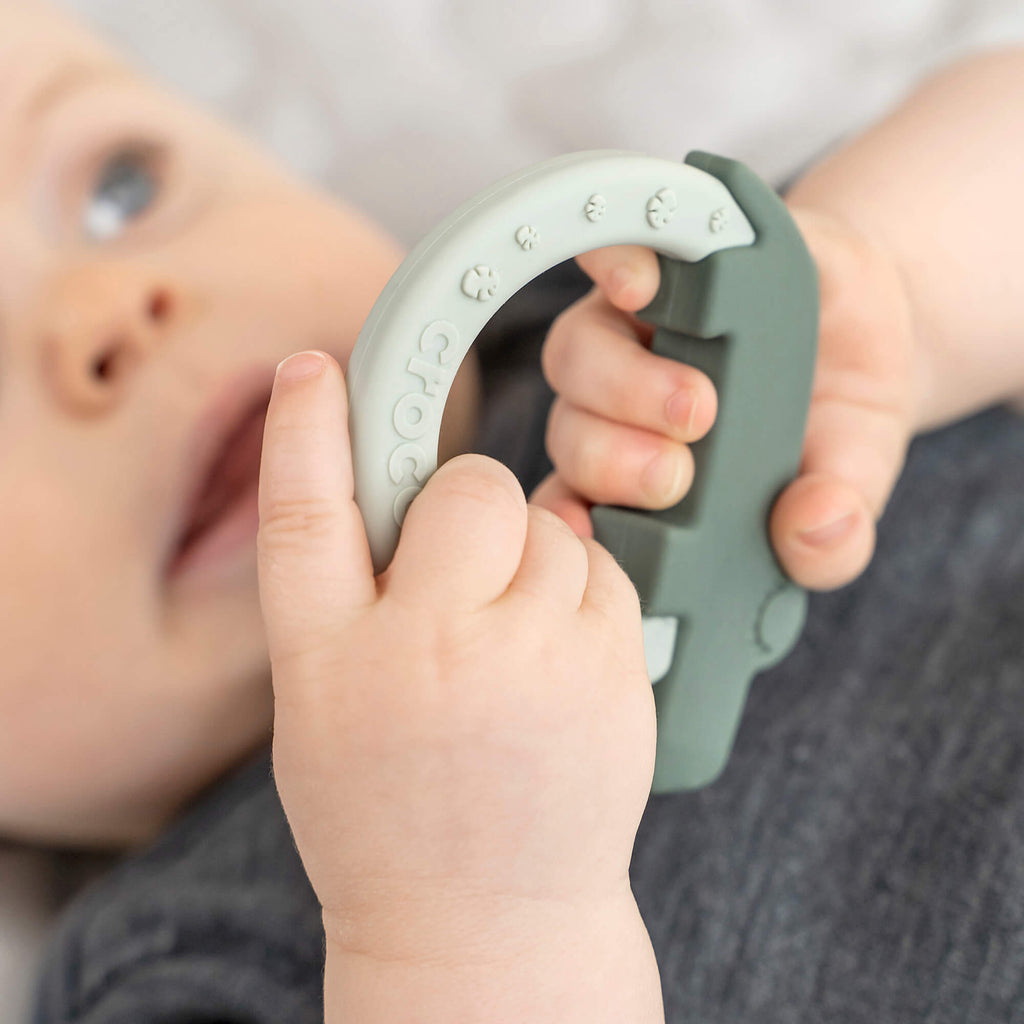 Bijtringen Deer friends Green/Blue - set van 2 - Bijtspeelgoed Done by Deer - In den Olifant