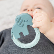 Bijtringen Deer friends Green/Blue - set van 2 - Bijtspeelgoed Done by Deer - In den Olifant