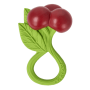 Bijtspeeltje Rammelaar - Cherry Rattle Toy - Rammelaars Oli&Carol - In den Olifant