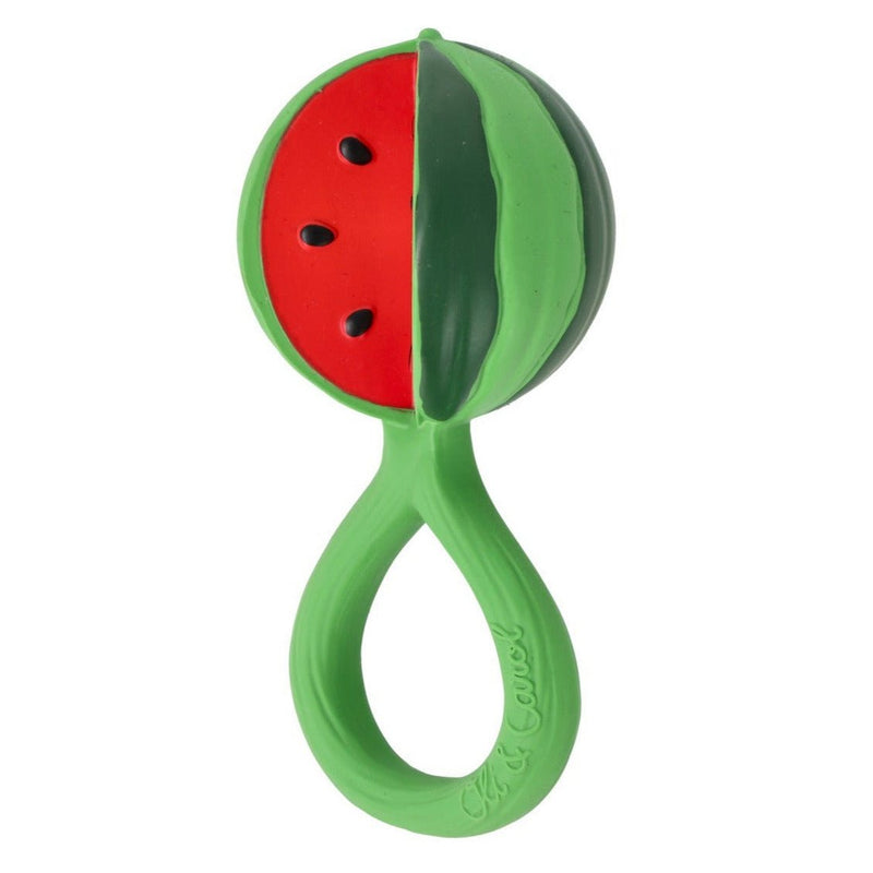 Bijtspeeltje Rammelaar - Watermelon Rattle Toy - Rammelaars Oli&Carol - In den Olifant