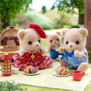 Biscuit beer Zus & Broer Picknick set - met 2 figuurtjes - Speelsets Sylvanian Families - In den Olifant