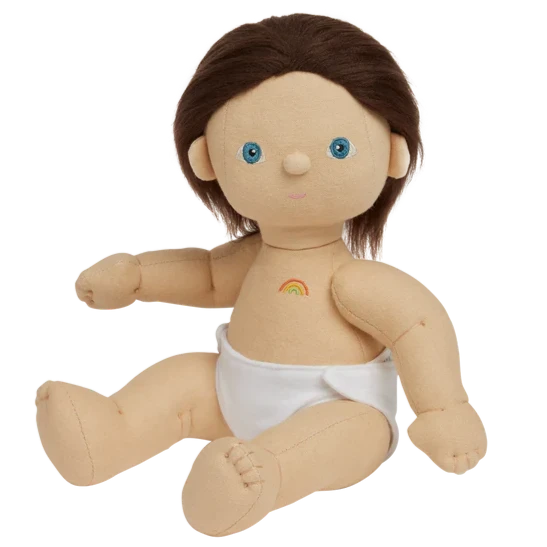 Zachte pop Dinkum Dolls Bitsy - 35 cm