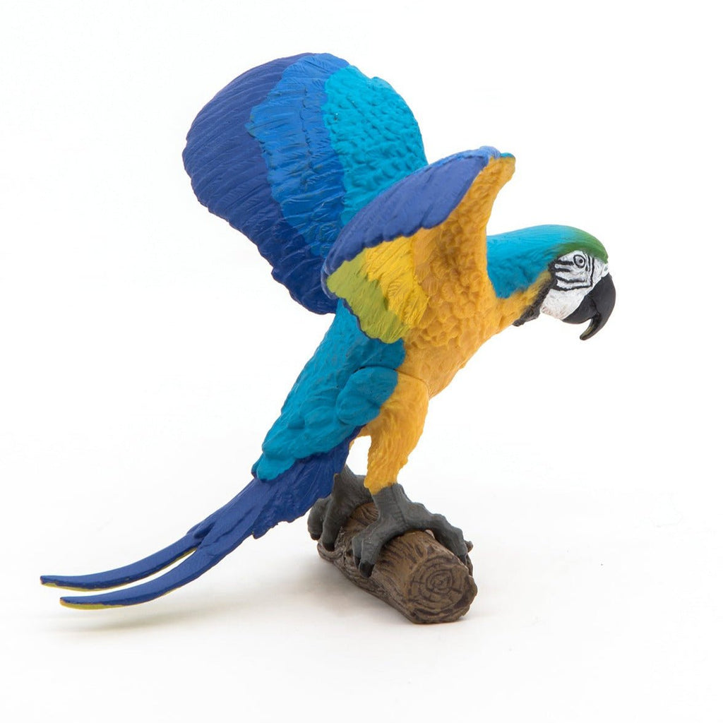 Blauwe Ara Papegaai - Speeldieren Papo - In den Olifant
